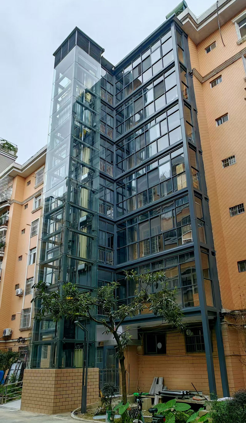 明珠小区旧楼加装